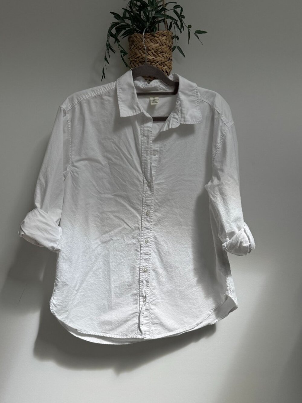 Oversize White Button Down from H&M Sz Small